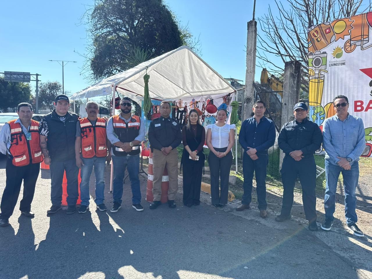 Banderazo de “Semana Santa Segura”