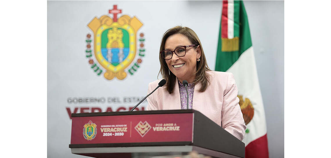 Anuncia Gobernadora, suspensión de clases en Veracruz por inauguración del Mundial